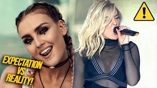 Perrie Edwards Singing in studio versus live 2017 [upl. by Lannie]