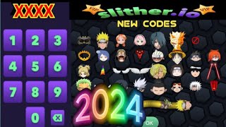 All New Codes of Slitherio 2024 [upl. by Libenson]