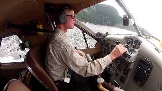 How to Take Off a DHC2 DeHavilland Beaver Floatplane Seaplane jimthepilot [upl. by Ulund]