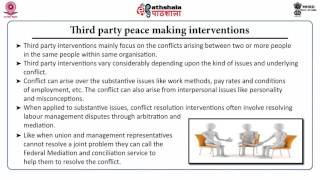 Intergroup and Third Party Peace Making Intervention [upl. by Drofdeb]