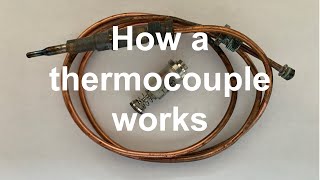 HOW A THERMOCOUPLE THERMOELECTRIC AND ASD WORK looking into what parts make up the pilot assembly [upl. by Ennairak42]