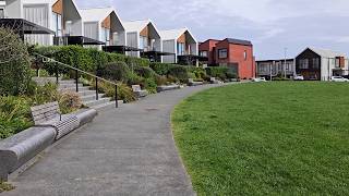 Hobsonville Point New Zealand  A Typical Modern Neighborhood  Silent Walking Tour [upl. by Pouncey]