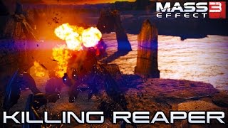 MASS EFFECT 3  KILLING A REAPER ON RANNOCH 1080p 60fps [upl. by Eneres]