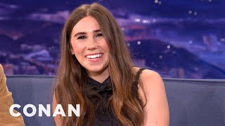 Zosia Mamet Confirms That Dating Today Is Pretty Effing Bad  CONAN on TBS [upl. by Atter]