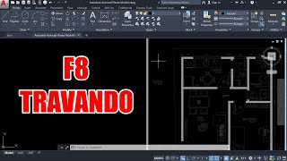 AutoCAD travando com o F8 SOLUÇÃO SIMPLES [upl. by Libbi955]