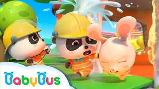 Los Bomberos Valientes  Canción Infantil  Oficios y Profesiones Para Niños  BabyBus [upl. by Shanta]