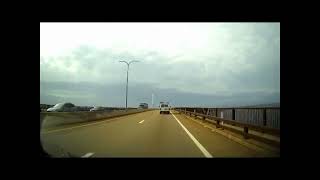 RI 138 W Newport Bridge to Jamestown rhodeisland dec6 2022video silentvideo [upl. by Akienahs]