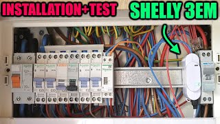 SHELLY 3EM compteur dEnergie connecté WiFi Compatible ECOFLOW powerstream Zendure Alexa amp Google [upl. by Ketti45]