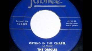 Crying In The Chapel by The Orioles on Jubilee 45 rpm record from 1959Read below [upl. by Yrad745]