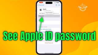 How To See Your Apple ID Password On iPhone Updated [upl. by Hutchings98]