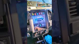 Huge Touch Screen Installed On My F150 seicane hughesgarage ecoboost fordf150 truckmods GO [upl. by Niel]