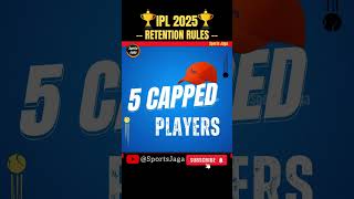 🔥IPL 2025 Rules and Strategies changed for Retention🔥sportsjaga ipl t20 viratkohli msdhoni [upl. by Amena753]