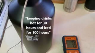 klean kanteen 64 oz 60 hour test [upl. by Macegan]