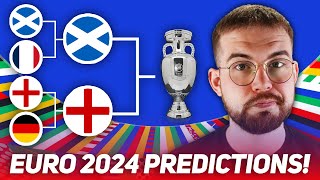 MY EURO 2024 PREDICTIONS  How far can Scotland get [upl. by Ahsar924]