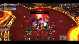 Adept Gaming vs Heroic Majordomo Staghelm 25man Fury Warrior POV [upl. by Nirda48]