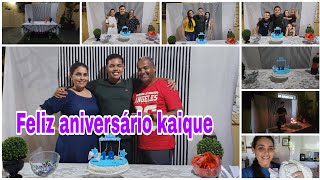 vlog dia da festa do kaiquefesta improvisadafoi simples porém especial [upl. by Amron]