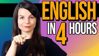 Learn English in 4 Hours  ALL the English Basics You Need [upl. by Alleul]