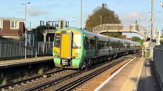 Southern Class 377 138 passing Bedhampton [upl. by Chrissa]