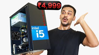 I Build Worlds Cheapest Best PC in Just 5000⚡For Gaming Editing Student Office Work [upl. by Annoirb100]