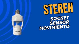 Socket Sensor de movimiento Steren [upl. by Attikram]