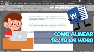 Como alinear texto en Word [upl. by Atiuqes]