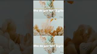 Tamia  Who do you tell Lyrics [upl. by Eiramana]