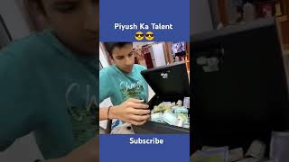 Piyush ka tallent souravjoshivlogs shorts [upl. by Ayoj]