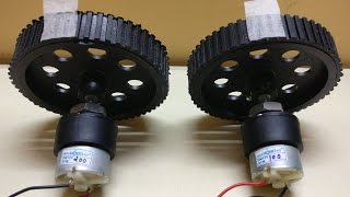 100RPM and 200RPM 12V DC Motor with Gearbox Testing Without Load  ihrProjects [upl. by Einnel429]