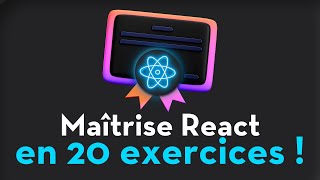 20 exercices pour apprendre React ⚛️ [upl. by Phillis125]