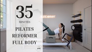 Pilates Reformer  IntermediateAdvcaned  Full Body [upl. by Crissy684]