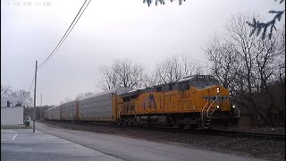 NS Southern East District amp Louisville New Albany amp Corydon Railroad Depot at Corydon Indiana [upl. by Salinas347]