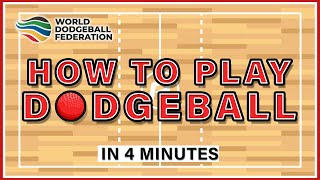 How To Play Dodgeball  OFFICIAL RULES [upl. by Yllen]