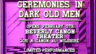 1988 quotCeremonies in Dark Old Menquot commercial [upl. by Meingolda402]