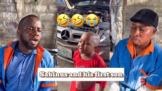 Mr Funny Oga Sabinus and his first Son  Funny 2024 Comedy Skit [upl. by Cole]