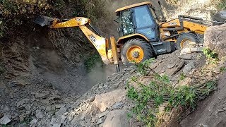 TIRED JCB OPERATORBreaking Stone Making Hill New Track [upl. by Florella]