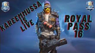 🔴PUBGMOBILE  ROYALPASS 16  VALORANT  LIVE STREAM  ROAD TO 300  KAREEMMUSSALIVE 🎮 [upl. by Alial]