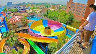 Bowl Water Slide at Usotel Waterland [upl. by Kery]