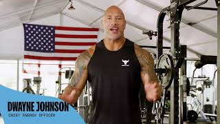 Dwayne quotThe Rockquot Johnson details new ZOA PreWorkout Powder [upl. by Aisel]