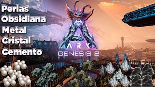 ARK Genesis 2  Ubicación de todos los recursos [upl. by Pylle]