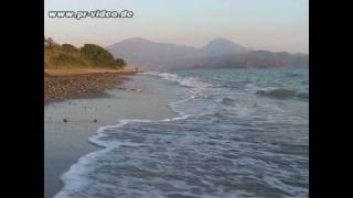 Meeresrauschen und Sonnenuntergang am Strand bei Fethiye  Türkische Ägäis  Entspannen [upl. by Denney]