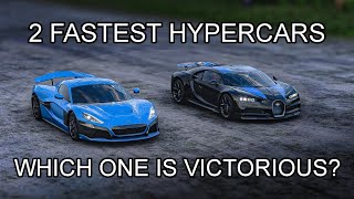 Bugatti Chiron SS VS Rimac Nevera 0210 MPH  Acceleration Comparison [upl. by Gnov]