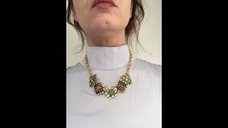 Super Easy Brooches Necklace DIY jewelry [upl. by Ardnasil]