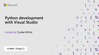 Visual Studio 2019 Launch Python development with Visual Studio [upl. by Azal18]