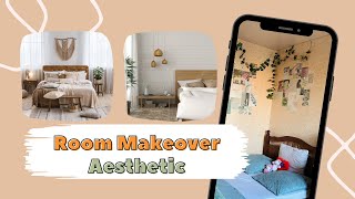 Room makeover ☘️🍃 ll Aesthetic vlog 🩷🌷 ll Deep cleaning [upl. by Aysan777]