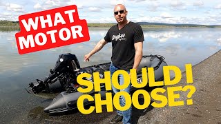 INFLATABLE BOAT ⎸ What MOTOR should I BUY [upl. by Annez]