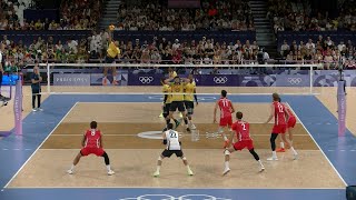 Volleyball USA  Brazil Amazing Match Highlights Paris Olympics [upl. by Valdes]