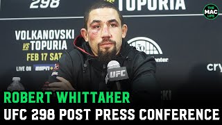 Robert Whittaker talks Paulo Costa win quotI look like this every fightquot [upl. by Azal]