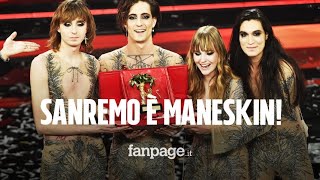 Sanremo 2021 i Maneskin sono i vincitori della 71esima edizione del Festival [upl. by Frohne]