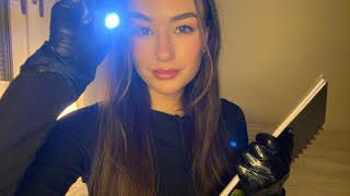 ASMR FAST doctor checkup eyes ears scalp nose mouth [upl. by Bigelow]