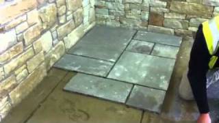 How to lay paving stone [upl. by Ycnaffit]